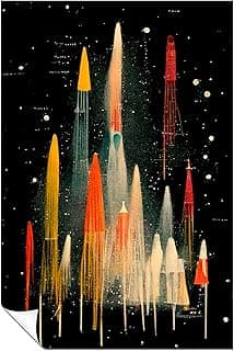 Panther Print Rockets Unframed Poster, Pictures for Home Walls, Bedroom, Living Room & Bathroom Deco 61x41cm (24x16in) image