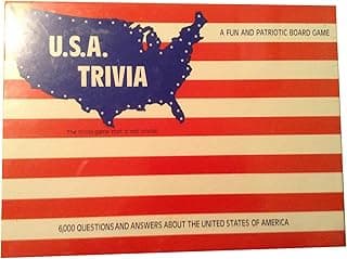 U.S.A Trivia A Fun And Patriotic Board Game