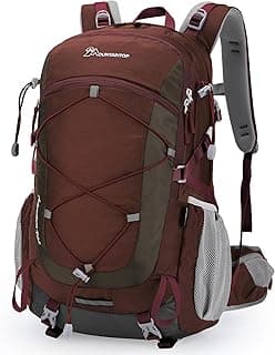 MOUNTAINTOP 40L Hiking Backpack Travel Daypack with Rain Cover for Outdoor Backpacking, Camping image