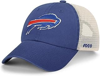 Men's NFL Team Logo Casual Mesh Trucker Hat Caps image