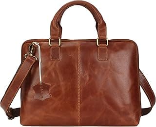 Genuine Leather Women's Laptop Bag For Laptops Size 14" image