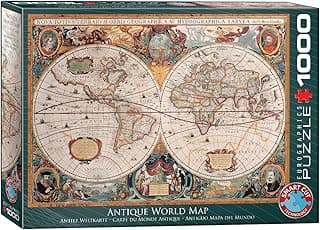EuroGraphics Antique World Map Puzzle (1000-Piece) image
