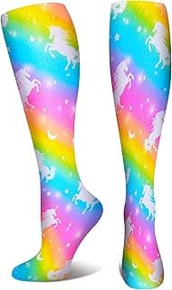 Kids Soccer Socks for Girls Toddler Soccer Athletic Socks Baseball Socks Toddler Knee High Socks for Sports image