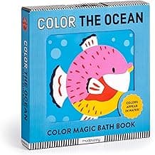 Color the Ocean Color Magic Bath Book image