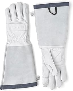 Hestra Job Women’s Garden Rose Protective Leather Gauntlet Garden Gloves image