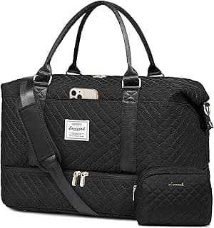 LOVEVOOK Travel Duffle Bag,Weekender Bags for Women with Shoe Compartment，Carry on Overnight Bag with Toiletry Bag,Gym Duffel Bag with Wet Pocket, Hospital Bags for Labor and Delivery image