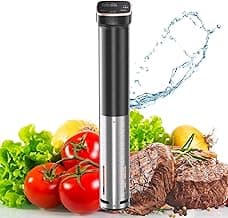 Sous Vide Machine, Sous Vide Cooker 1100W Sous Vide Precisional Machine, Ultra-quiet Working, Accurate Temperature, Immersion Circulator, IPX7 Waterproof, Touch Control, Digital Timer, Fast Heating image