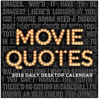 2019 Daily Movie Quotes Desk Calendar image