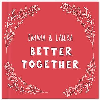 Personalized Book for Boyfriend, Girlfriend, Spouse, Partner, Anniversary | Book of Us (Hardcover) image