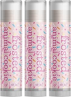 Frosted Animal Cookie Lip Balm - Set of Three image