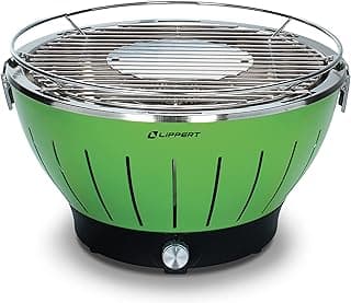 Lippert Odyssey Portable Grill - Compact and Versatile Charcoal Grill for Camping, Tailgating, and Outdoor Cooking - Lightweight and Durable Design with Large Cooking Surface - Green image