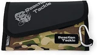 Reaction Tackle Fishing Tackle Organizer Case | Soft Bait Binder | Keep Soft Plastic Baits and Tackle Organized | Removable Storage Pockets image