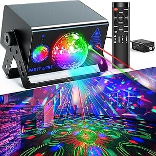 Sound Activated LED Disco Ball with Remote Control - For Parties, Clubs, and Home Decor image