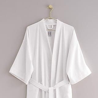 H by Frette Pique Kimono Bathrobe image