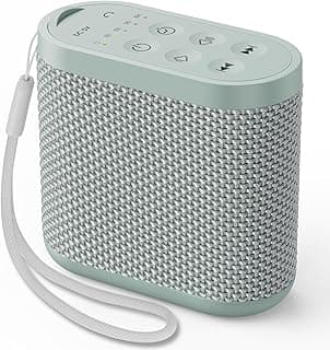 Portable Sound Machine for Travel, White Noise Sound Machine for Sleeping, 52-Hour Lasting Mini Noise Machine with 21 Quality Non-looping Sounds, Headphone Jack, Memory, Timer for Adults,Hotel (Green) image