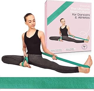Ballet Stretch Band for Dancers - Dance Stretch Bands for Gymnastics and Ballet Training - Dance Bands, Gymnastics Stretch Band for Flexibility - Ballet Stretch Bands for Dancers, Green image