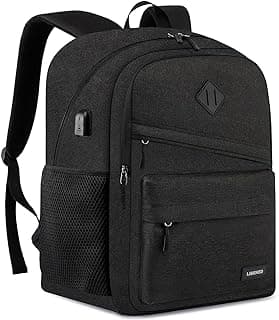 School Backpack for Teen Boys and Girls, Backpack for Men Women, 17.3 inch Laptop Back Pack for High School and College Students with USB Charging Port image