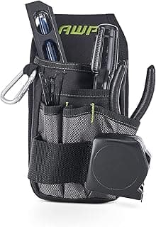 AWP Organizer Tool Pouch | 7 Pockets & Loops for Tool Organization | Heavy-Duty Metal Belt Clip Attachment image