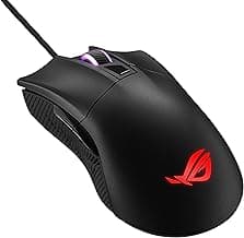 ASUS Optical Gaming Mouse - ROG Gladius II Core | Ergonomic Right-hand Grip | Lightweight PC Gaming Mouse | 6200 DPI Optical Sensor | Omron Switches | 6 Buttons | Aura Sync RGB Lighting image