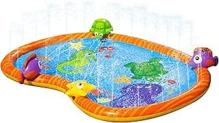 BANZAI 58 Inch Sprinkle Friends Play Mat, Watermat image