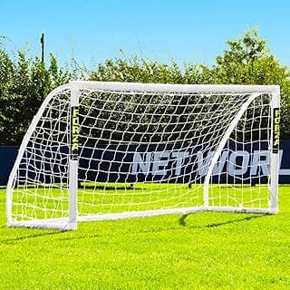 FORZA Match Soccer Goals [6 Sizes] - Ultra-Durable uPVC Weatherproof Soccer Goal for Backyard | Quick & Easy Assembly – Every Goal Counts! image