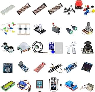 Starter Kit for Arduino, ESP32, ESP8266, Raspberry Pi
