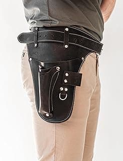Garden Florist Tool Belt for Men | Leather Tool Belt for Women | Handmade Tool Belt Leather for Gardener, Electrician, and Carpenter | Black Leather Florist Tool Belt | Belts for Construction image