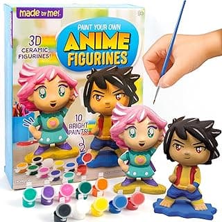 Made By Me Anime Figurines, Arts & Crafts Painting Kit, Small, Multi, 2 Piece image
