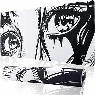 XL Large Gaming Mouse Pad for Desk - Desk Mat for Keyboard and Mouse - PC Mouse Pad - Non-Slip Water Resist Rubber Base, Stitched Edges - 31.5x11.8 in - 80x30 cm (Anime, X-Large) image
