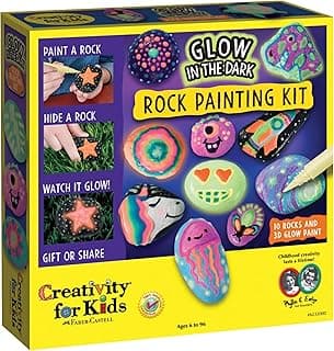 12 Pack: Faber-Castell® Glow in The Dark Rock Painting Kit image