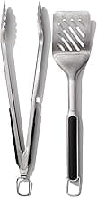 OXO Good Grips Grilling Tools, Tongs and Turner Set, Black image