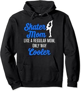 Figure Skater Mom Ice Skating Skate Team Pullover Hoodie image