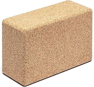 Go4Cork Cork Yoga Block for Yoga, Pilates & Meditation | Non-Slip, Hypoallergenic, Sustainable, Non-Toxic Yoga Block image