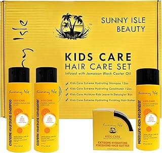 Sunny Isle Kids Care Hair Care Set 4-Piece Boxed Bundle Gift Set image