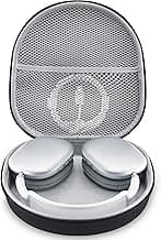 RFUNGUANGO Universal Headphone Case, Compatible with JBL Tune 510BT 720BT, Sony WH-CH 720N/WH-CH520, Soundcore Q20/Q30 BERIBES KVIDIO TOZO, etc., Black Travelling Portable Hard Shell Case image
