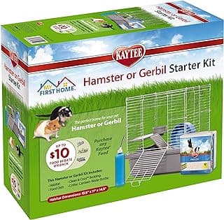 Kaytee My First Home Starter Kit Habitat for Pet Hamsters or Gerbils image