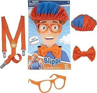 Dress Up Roleplay Set with Bow Tie, Suspenders, Hats, Glasses - For Toddlers image
