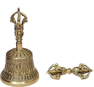 Tibetan Buddhist Meditation Bell and Dorje Set image