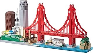 Architecture Skyline Collection San Francisco 3574PCS Micro Mini Blocks Building Set 3D Puzzle Model Kit as Toys Present for Adults and Kids image