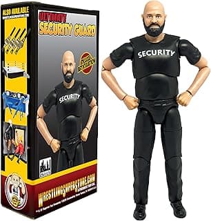 Ultimate Security Guard with Deluxe Articulation for WWE & AEW Wrestling Action Figures image