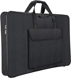 1st Place Products Premium Art Portfolio Case - 24" x 36" - Soft Sided - Steel Frame - Waterproof & Tear Resistant - Artwork, Photography, Sketch, LCD, Monitor, Solar Panel - Shoulder Straps & Handles image