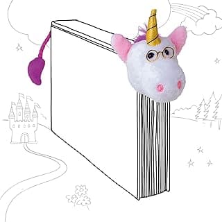 IF Book-Tails Bookmark - Unicorn, White image