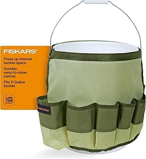 Fiskars Garden Tool Bucket Caddy 5 Gal, Bucket and Tools Not Included image