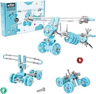 Build Your Own Airplane Model Kits, AirBit Transport Stem Toys for Boys and Girls 8-12, Aircraft Planes Educational Stem Building Toys, Construction Toys Steam Gift for Kids image