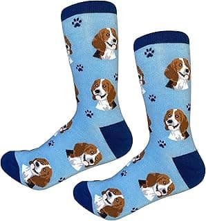Socks - Fun Unisex Crazy Pet Lover Novelty Funny Gifts for Dog Lovers Cute Pattern Casual Crew One Size Fits most image