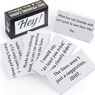 Witty Yeti Super Hilarious, Bad Parking Cards 50 Pk. Get Revenge with Family-Friendly Novelty Notes. Feel The Satisfaction of Pranking Idiot Parkers with Funny Notices, Xmas Stocking Stuffers