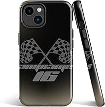 Custom Name and Number Phone Case Custom Name Racing Phoncase Personalize Race RC Car Dirt Bike Motorbike Phone Case image