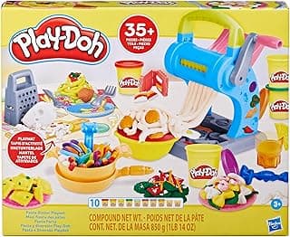 Pasta Dinner Playset, Kitchen Playset with 35+ Play Kitchen Accessories, Kitchen Toys for 3 Year Old Girls and Boys and Up image