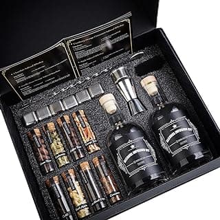 DIY Cocktail Infusion Kit, 15pc by HomeWetBar - Cocktail Making Kit, Mixology Set for Vodka, Gin, & Whiskey Lovers image