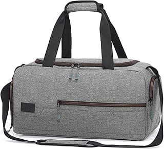 Water Resistant Sports Gym Travel Weekender Duffel Bag with Shoe Compartment image